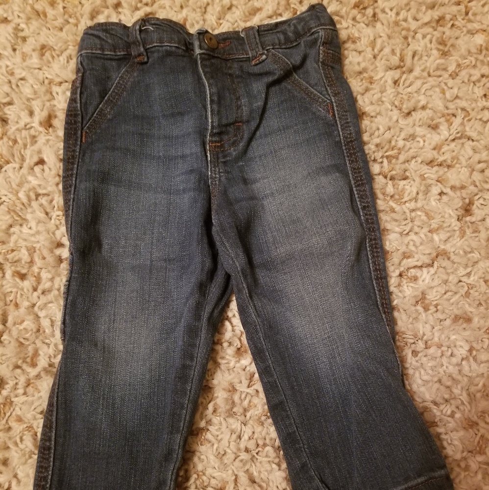 Boy toddler blue jeans